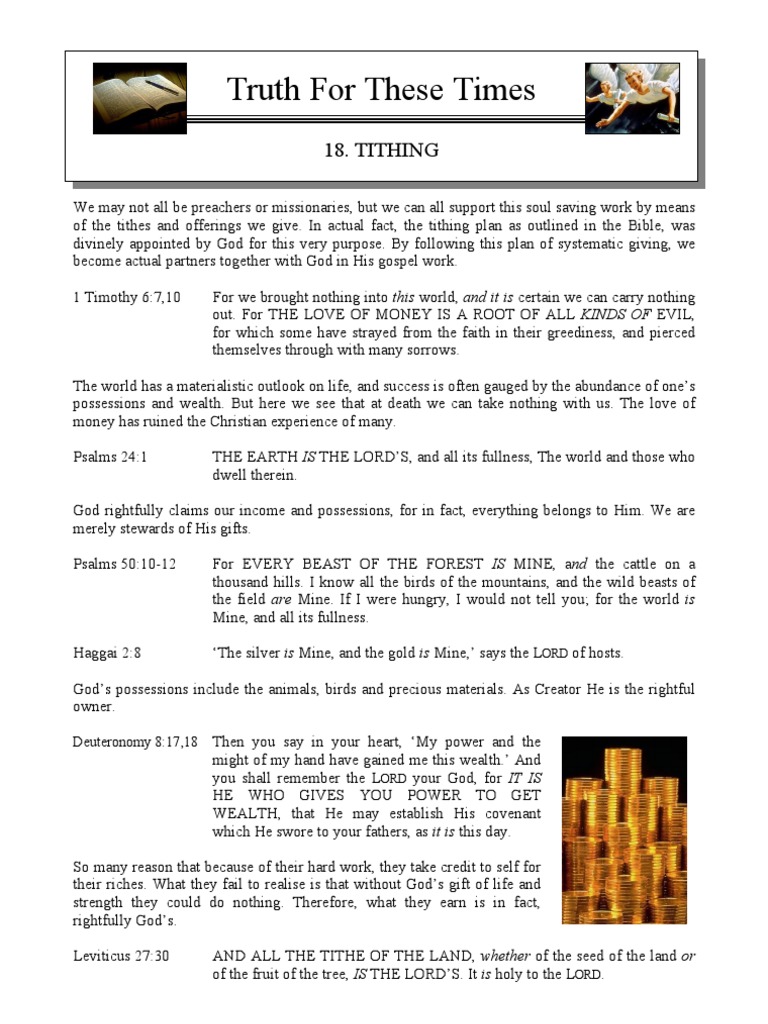 Understanding the Importance of Tithing | PDF | Tithe | Abraham