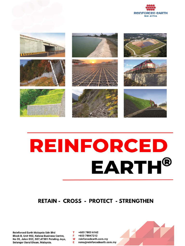RE Wall System Catalogue | PDF | Concrete | Deep Foundation