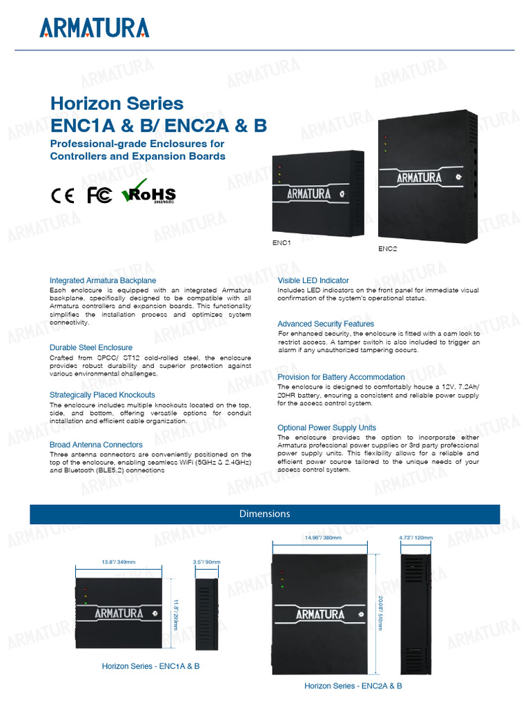Armatura ENC1A & B - ENC2A & B - Leaflet - 13dec2023 | PDF | Power ...