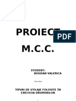 PROIECT M.C.C. B