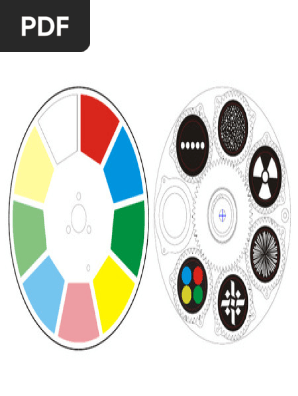 Focus Spot Two Color Gobo Wheel