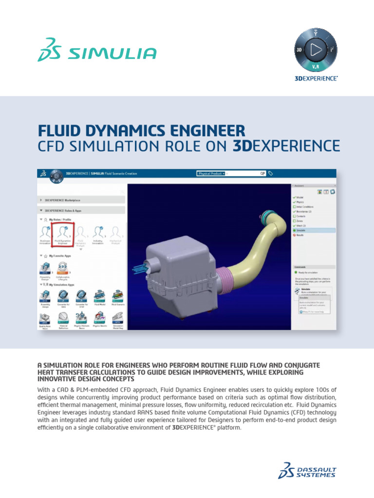 Fluid Dynamics Engineer | PDF | Simulation | Computational Fluid Dynamics