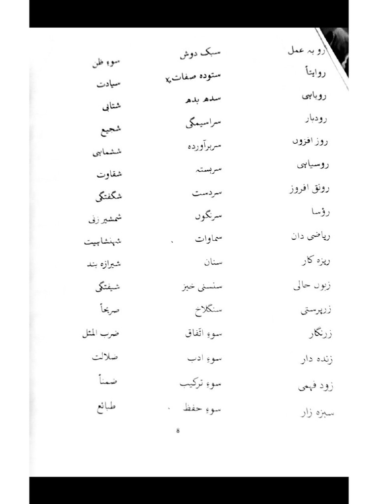 Urdu Words To Practice Pdf