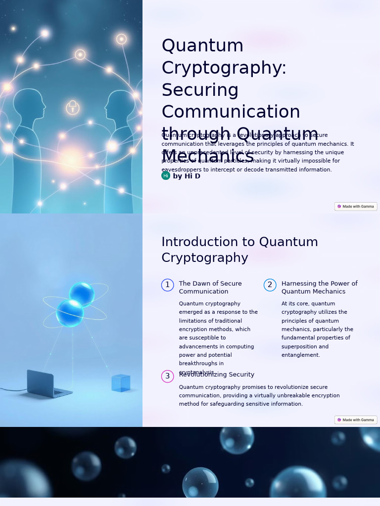 Quantum Cryptography Securing Communication Through Quantum Mechanics ...