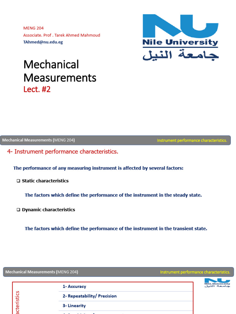 Engineering Measurement Basics | PDF | Accuracy And Precision | Measurement