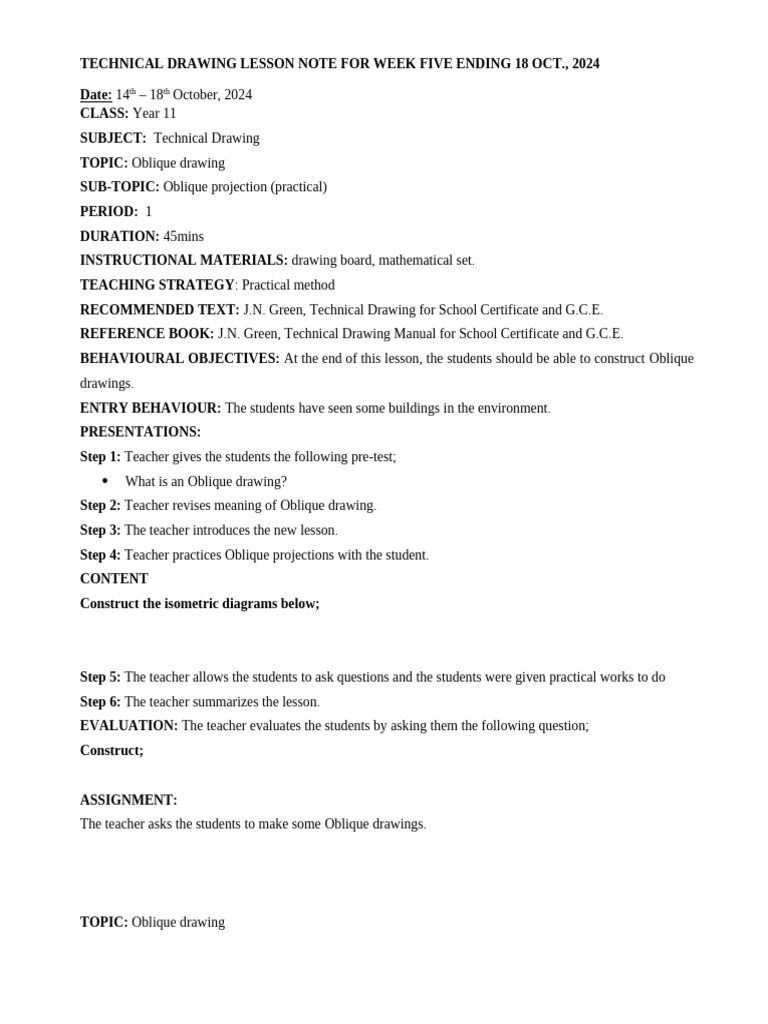 TD Note Yr 11 For Week 5 | PDF | Art