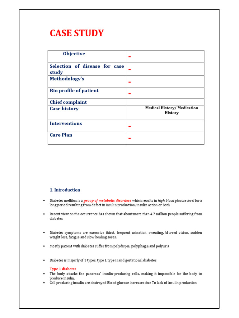 EXAMPLE OF A CASE STUDY REPORT intelligence overview