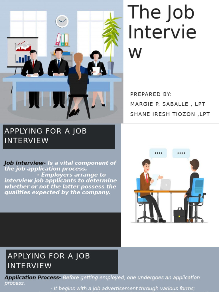 L9 The Job Interview | PDF | Job Interview | Résumé