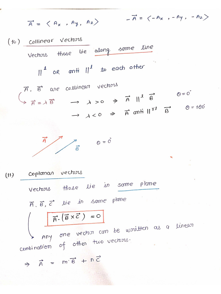Vector Analysis Lec 2 | PDF