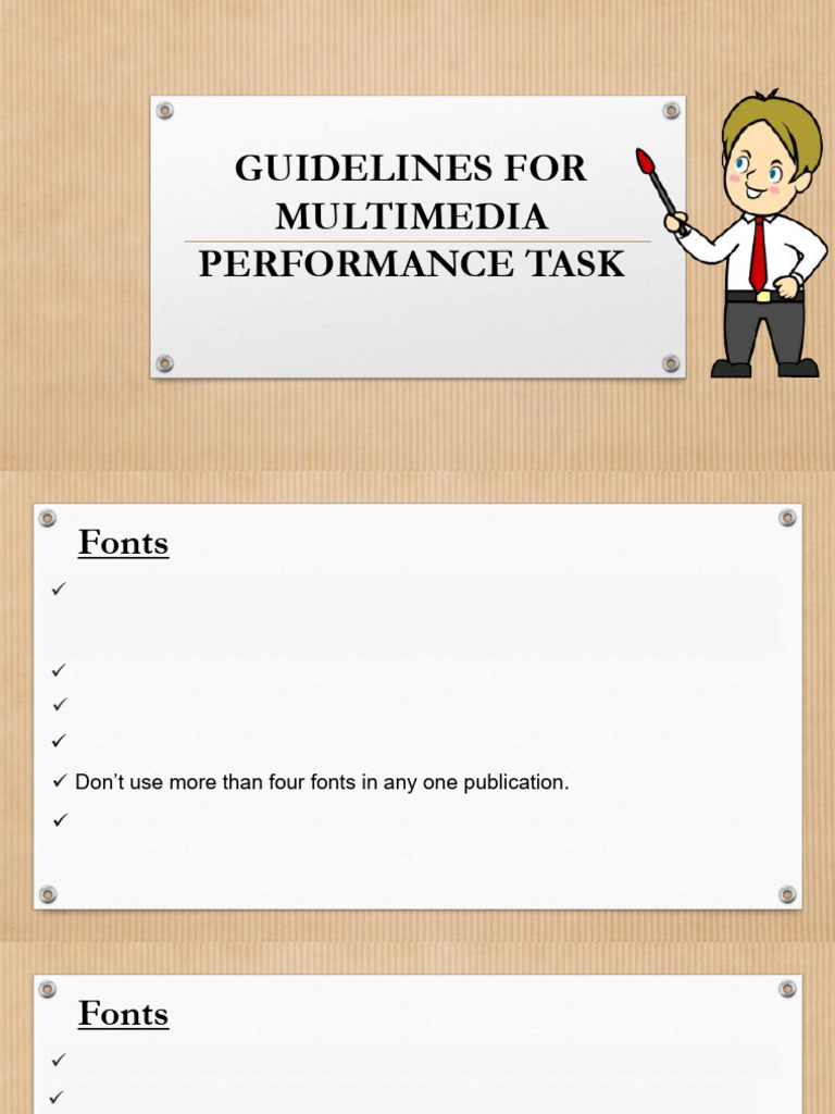 Multimedia Presentation Tips | PDF