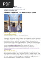 The Elect, The Bride, and The Tribulation Saints