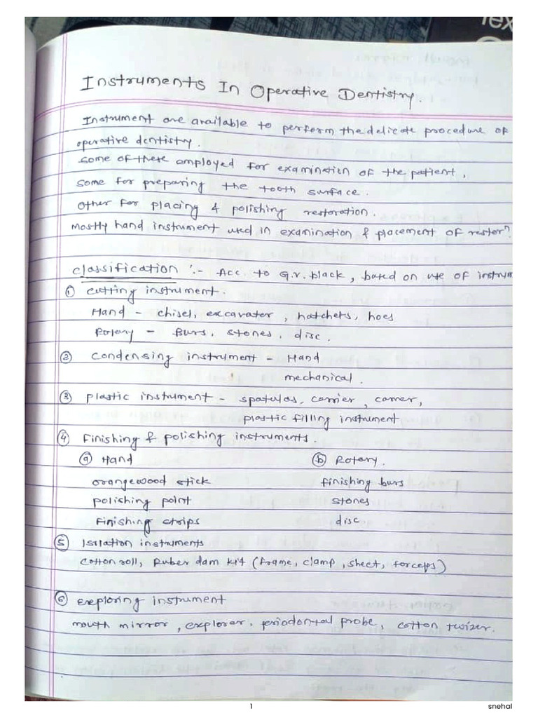 Hand Instrument | PDF