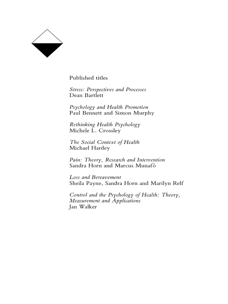 Psychology of health 1 pdf self efficacy social support