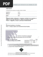 CEI 64-8 Norms Overview PDF | PDF