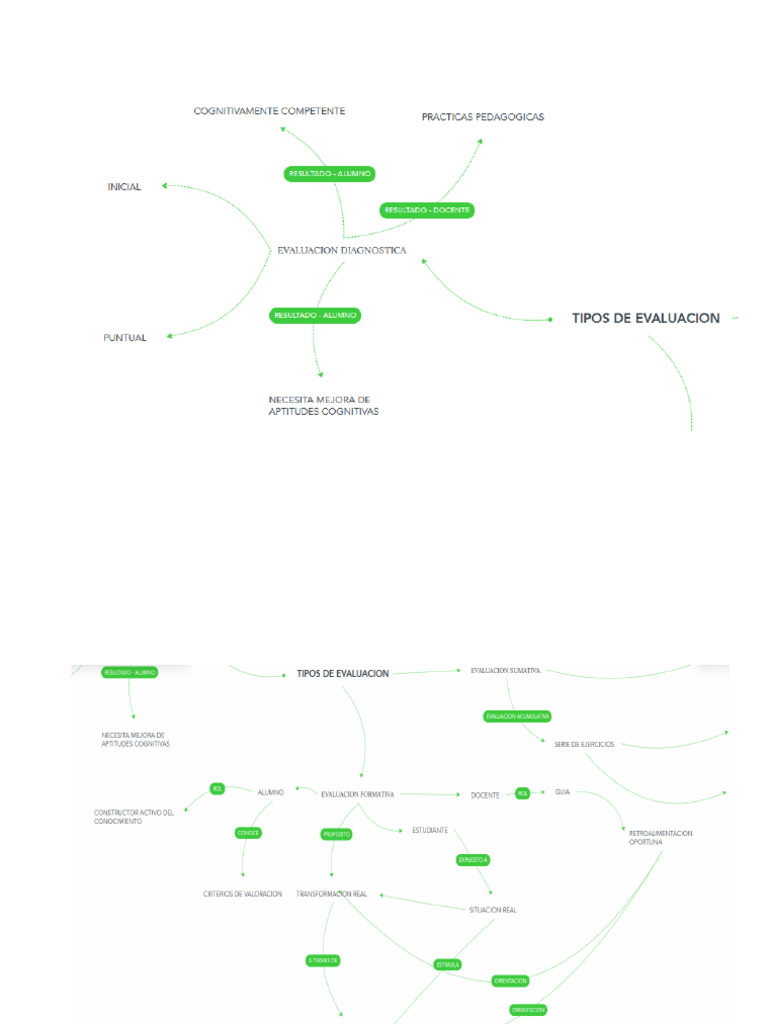 Mapa Mental - Tipos de Evaluacion | PDF