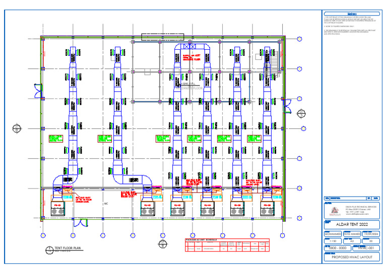 1.proposed Hvac Layout GF | PDF | Building Automation | Intellectual ...