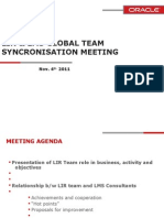 Lir & Lms Global Team Syncronisation Meeting