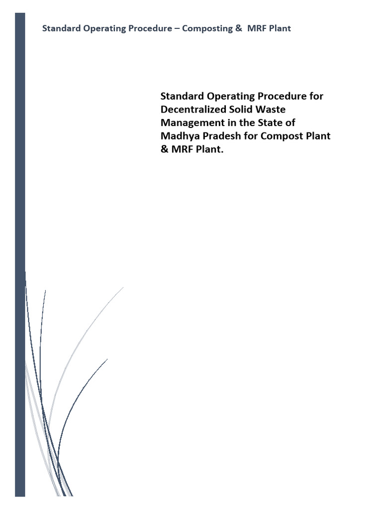 3. SOP Design and Drawing BOQ | PDF | Waste Management | Municipal ...