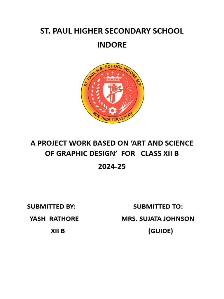 Graphic Design Project for Class XII | PDF | Social Science | Art