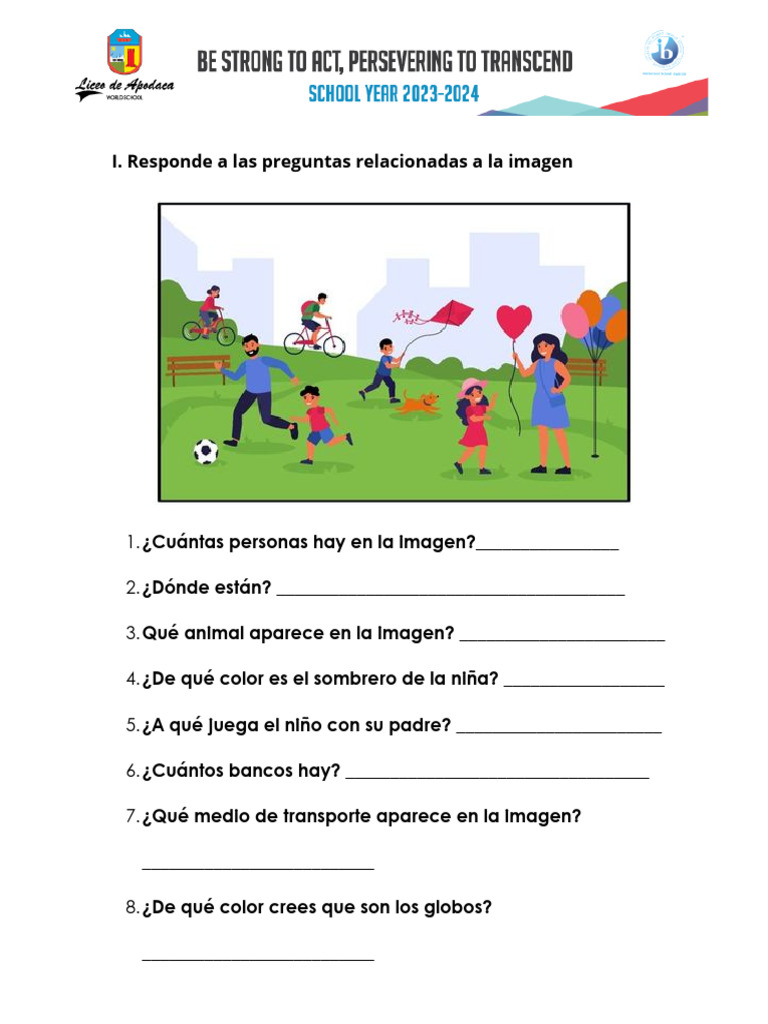 Actividades de Observación de Imágenes | PDF