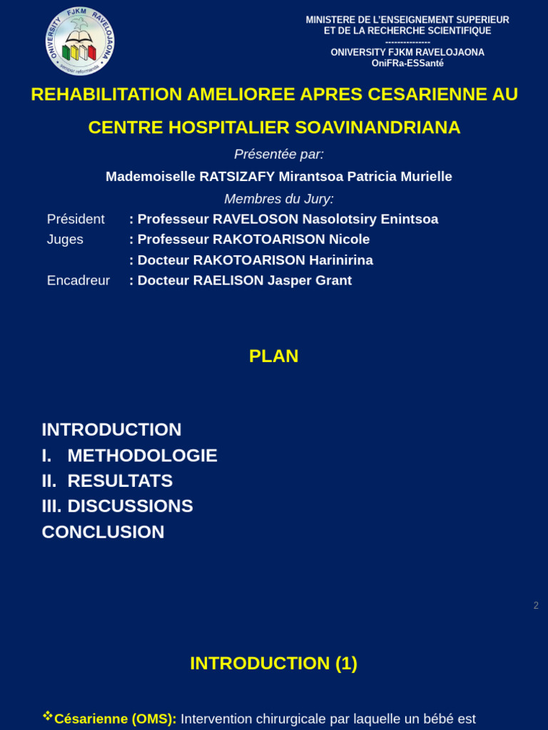Presentation corrig pdf c sarienne chirurgie