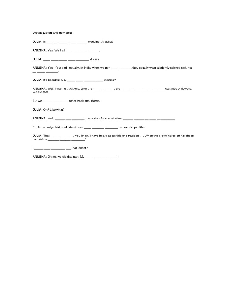 Unit 8 | PDF | Home & Garden | Wellness