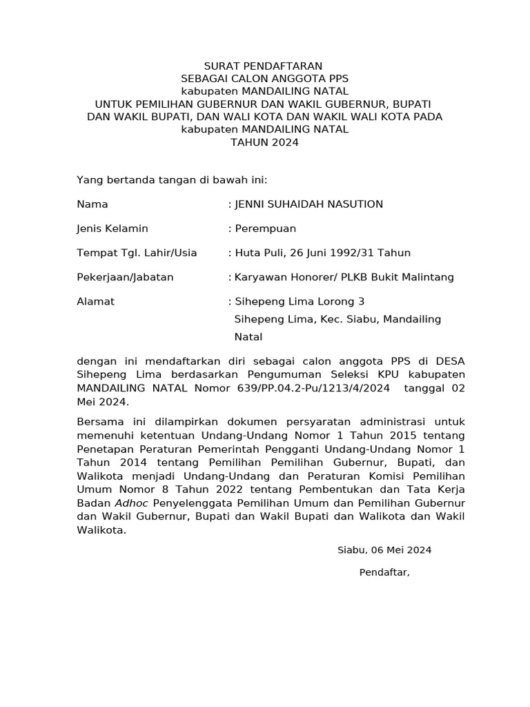 Surat Pendaftaran 24 1213062028247 Jenni Pdf