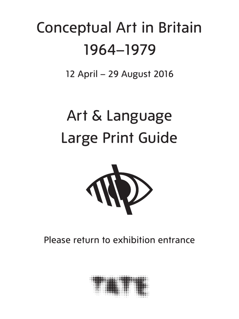 Conceptual Art & Language UK 1964-79 | PDF | Liberal Arts Education ...