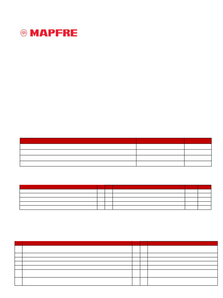 Seguro de Deuda MAPFRE 2020 | PDF | Póliza de seguros | Seguro