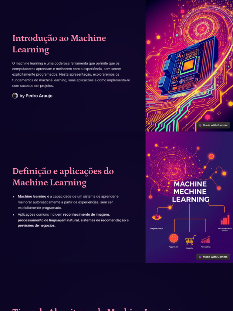 Fundamentos do Machine Learning | PDF | Aprendizado de máquina | Dados