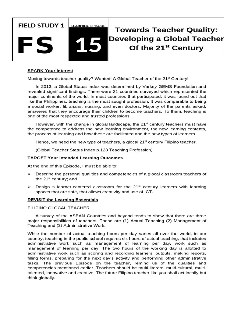 Classroom Design for 21st Century Teachers | PDF | Learning | Teachers