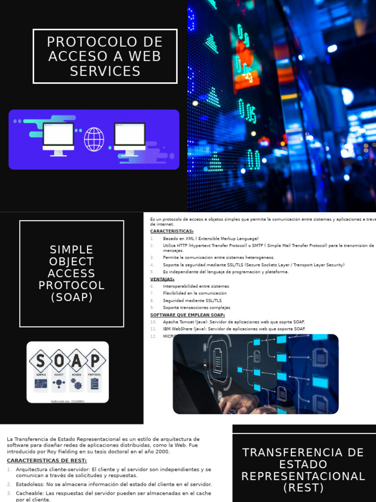 Protocolo de Acceso A Web Services | PDF | Jabón | Transport Layer Security