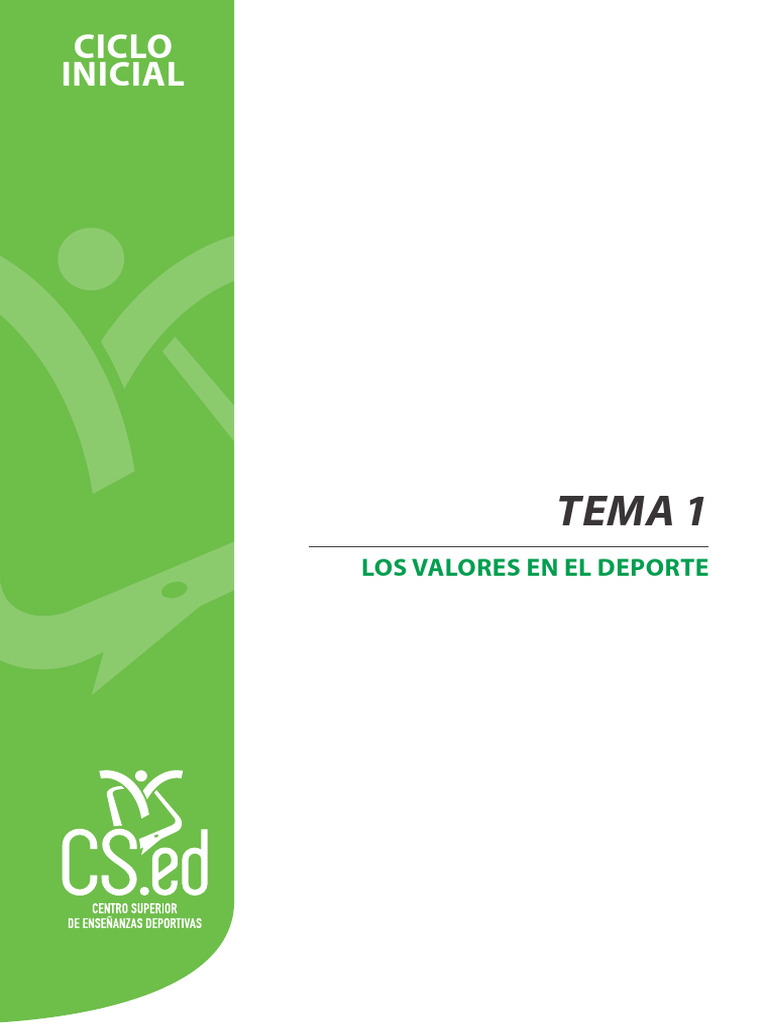 Valores Éticos en el Deporte | PDF | Comportamiento | Deportes