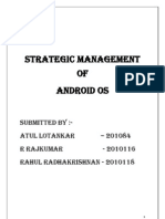 Strategic Management OF Android Os