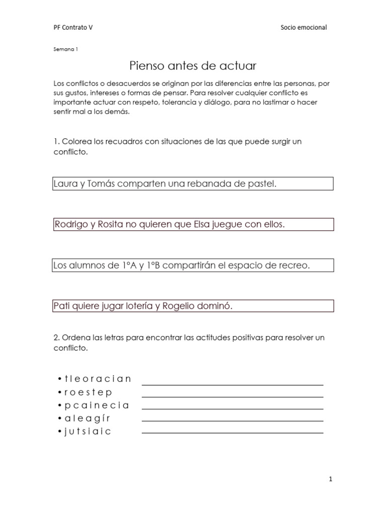Resolución de Conflictos y Habilidades Sociales | PDF | Crecimiento ...