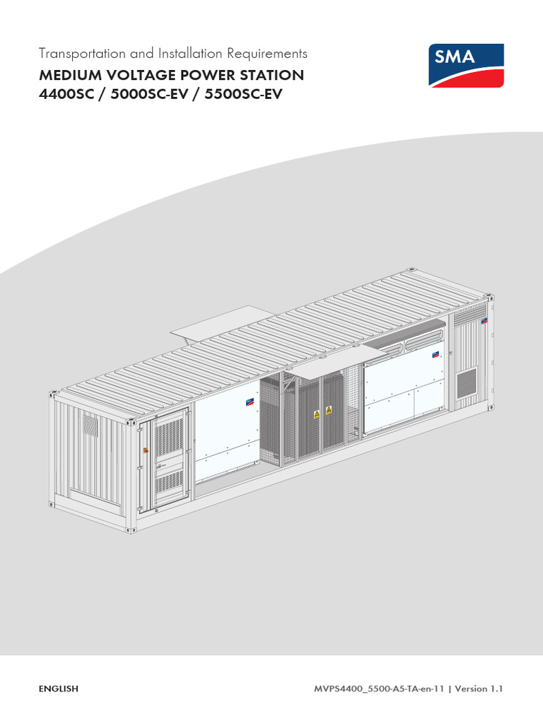 MV Power Station Installation Guide | PDF | Power Inverter | Transformer