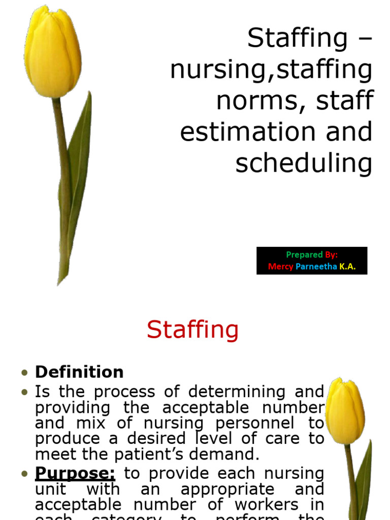 Nursing Staffing Guidelines and Norms | PDF | Nursing | Intensive Care Unit