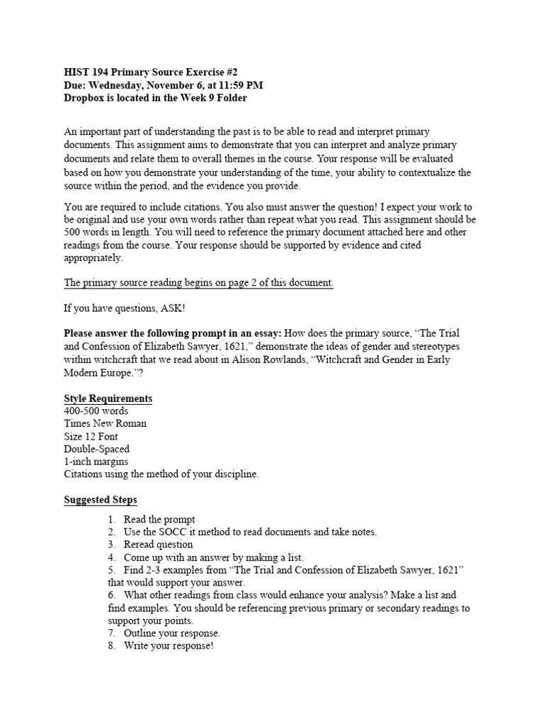 Witchcraft Gender Stereotypes Analysis | PDF | Witchcraft | Trials