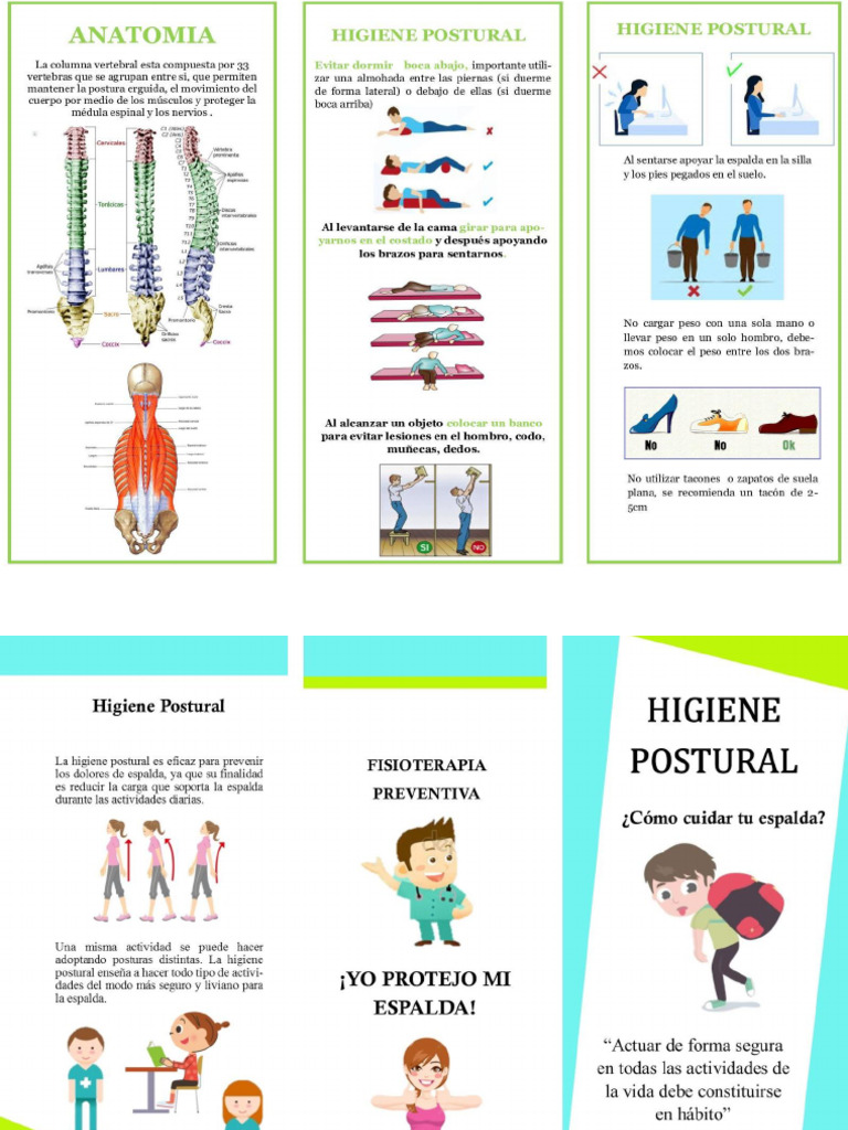 Higiene Postural | PDF | Relaciones personales, crianza y desarrollo ...