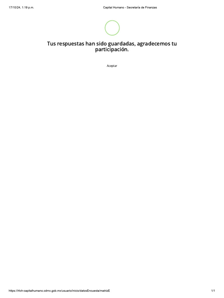 Capital Humano - Secretaría de Finanzas | PDF