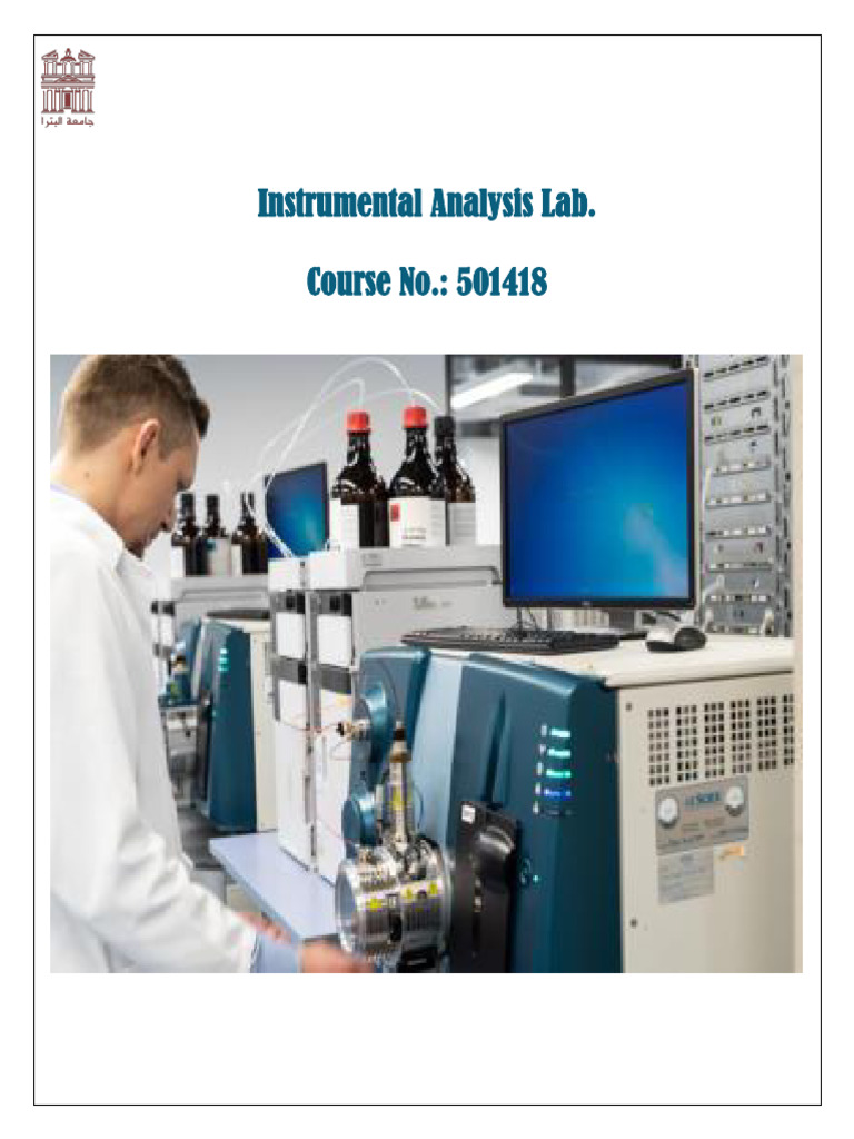 Instrumental Analysis Laboratory Guide | PDF | Ultraviolet–Visible ...