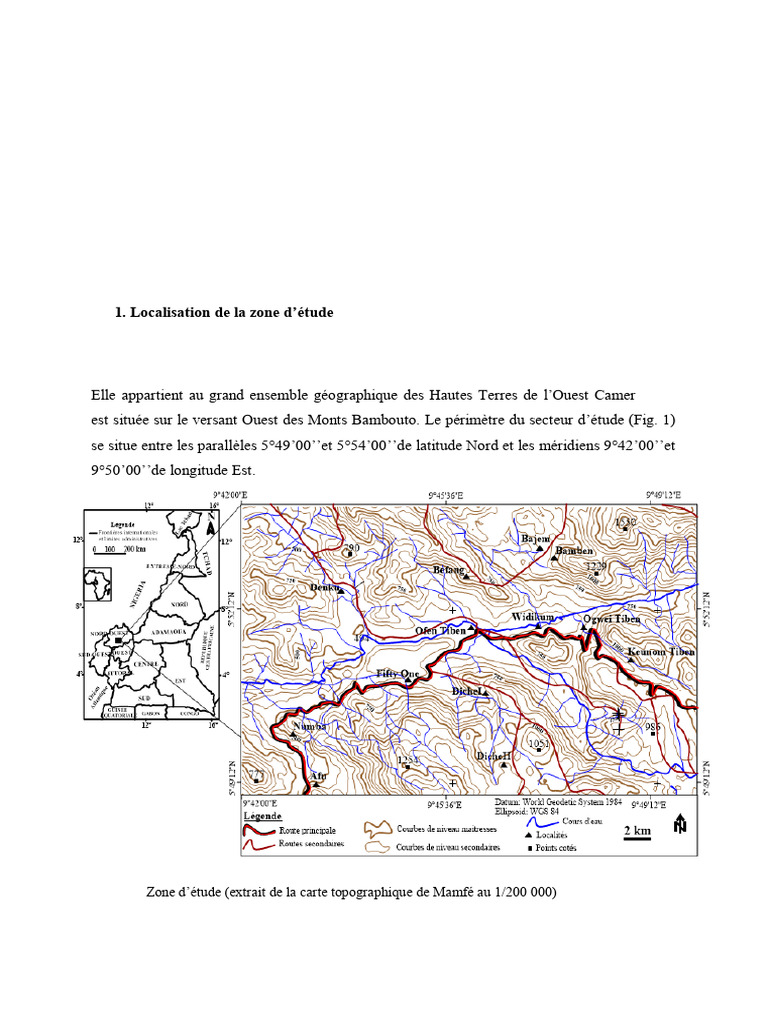 Stabilité des talus routiers à Widikum | PDF