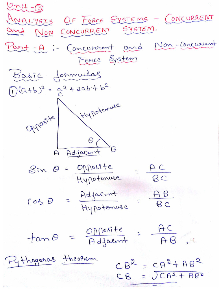 3A Unit Notes. Basic Civil. | PDF