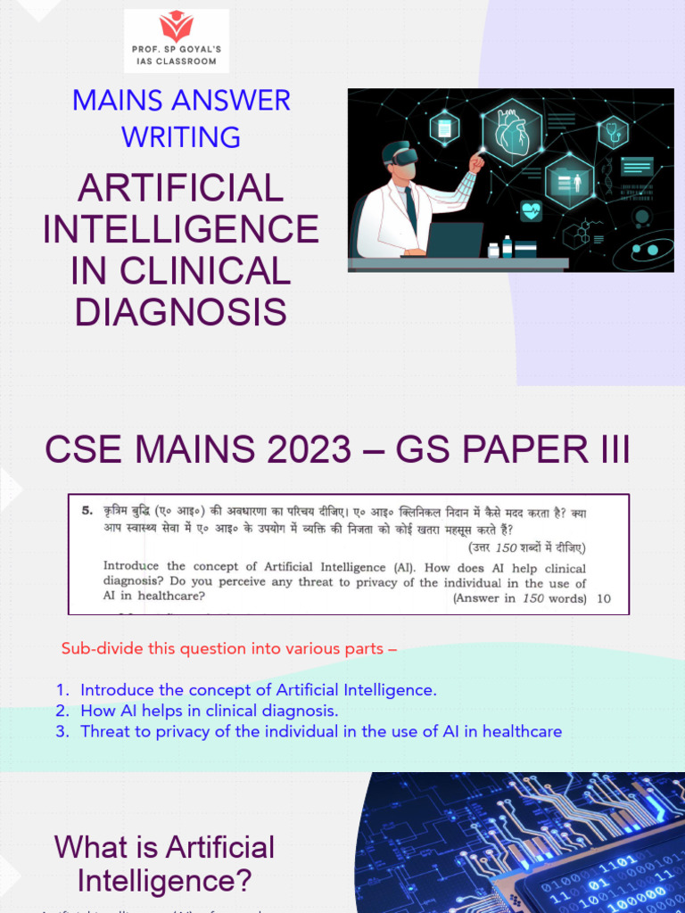 AI in Clinical Diagnosis | PDF | Artificial Intelligence | Intelligence ...