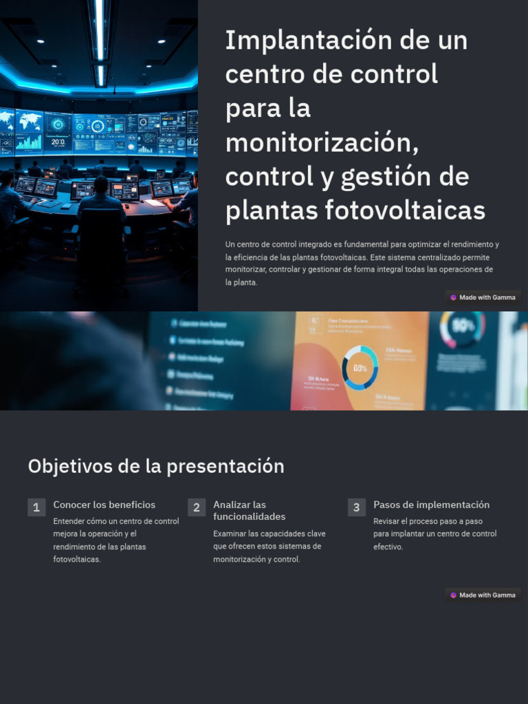 Implantacion de Un Centro de Control para La Monitorizacion Control y ...