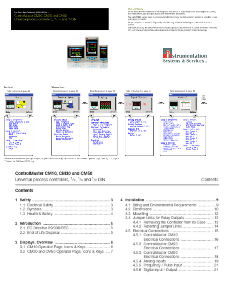 Abb CM Series 15 11 2016 | PDF | Power Supply | Relay
