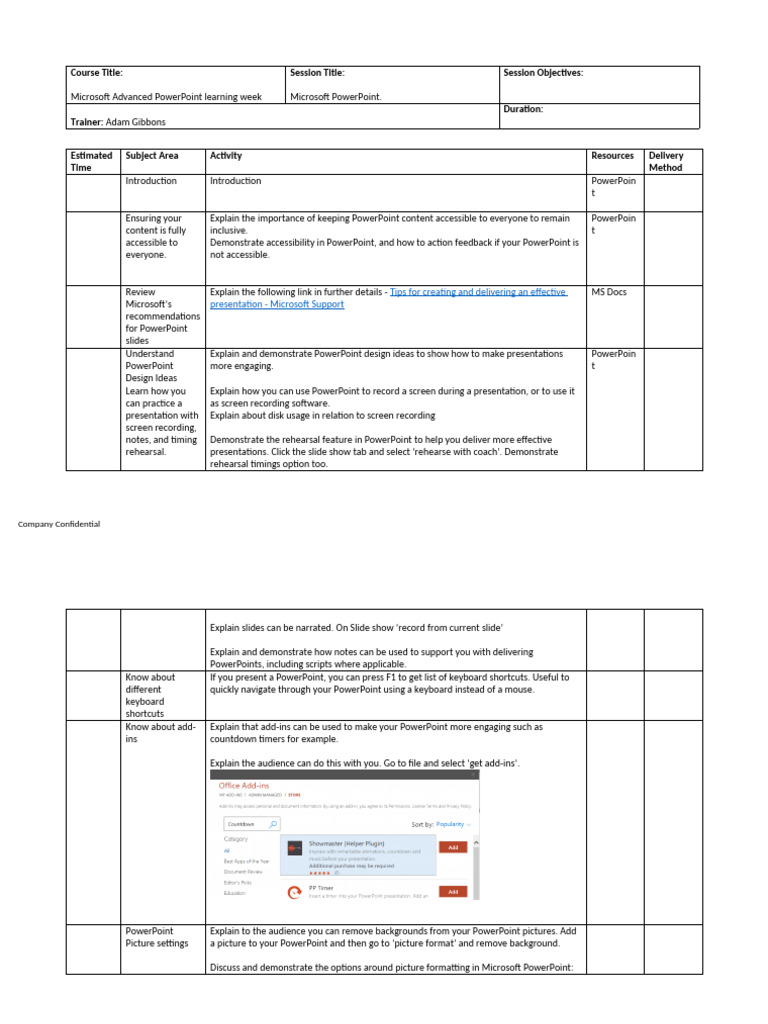 Advanced PowerPoint Accessibility Training | PDF | Microsoft Power ...