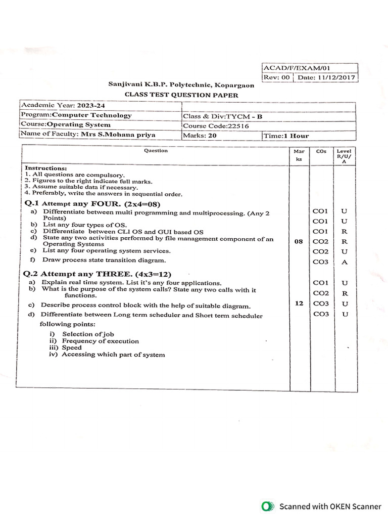 Osy CT | PDF