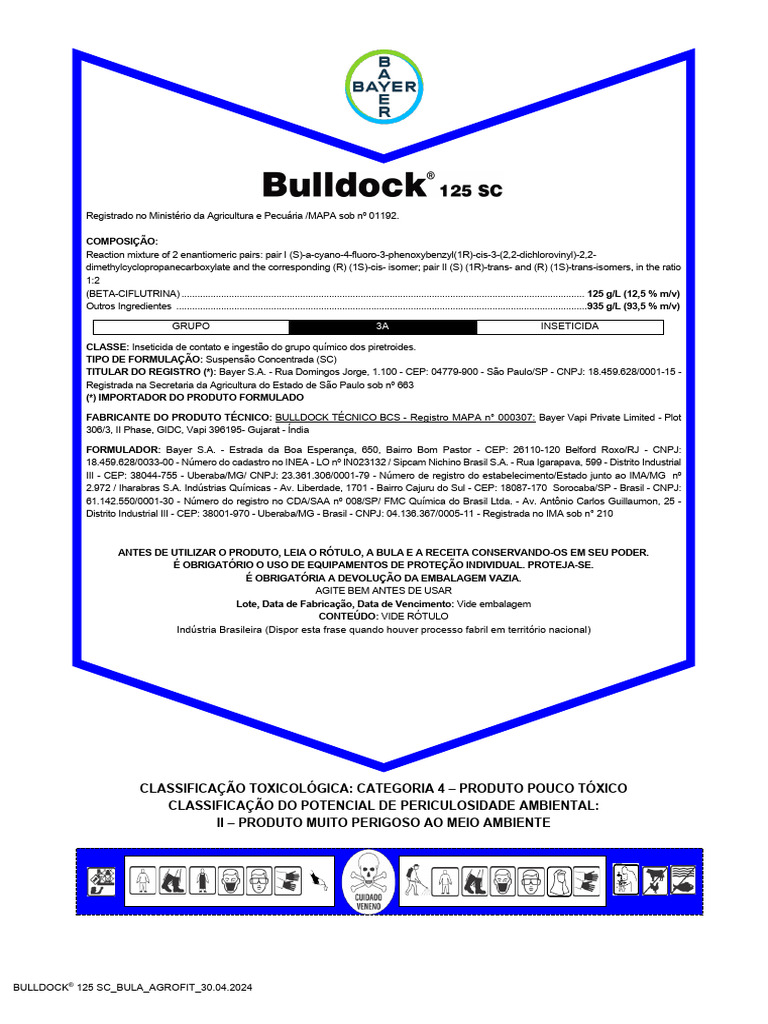Bulldock Bula | PDF | Agricultura | Ferimento