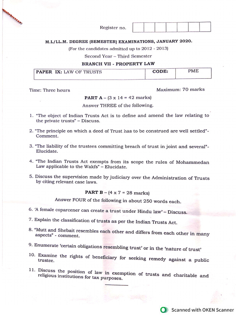 Combined Question Papers | PDF